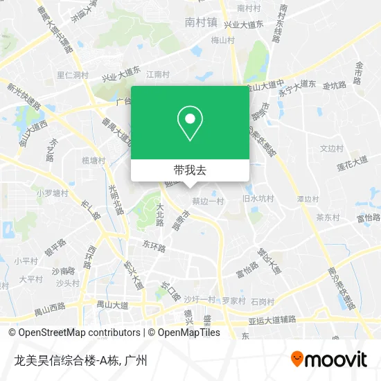 龙美昊信综合楼-A栋地图