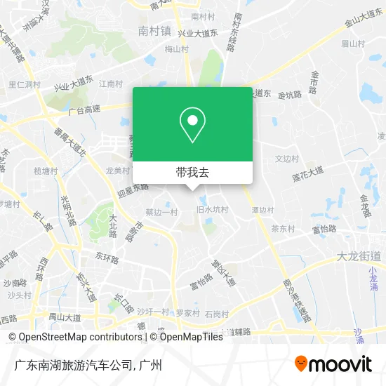 广东南湖旅游汽车公司地图
