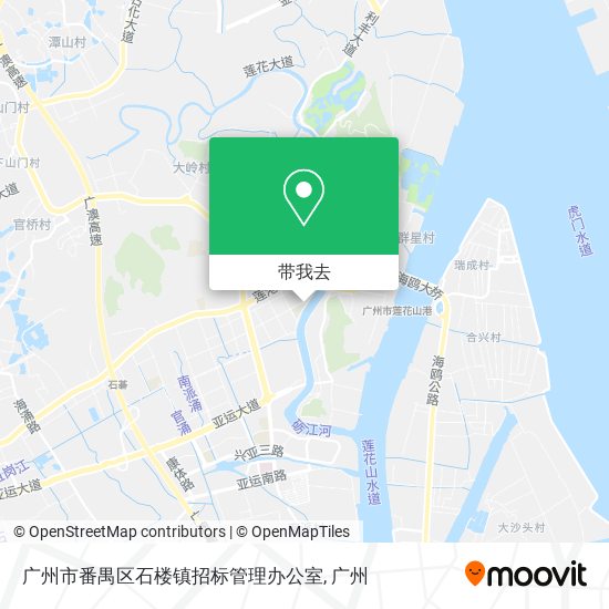 广州市番禺区石楼镇招标管理办公室地图