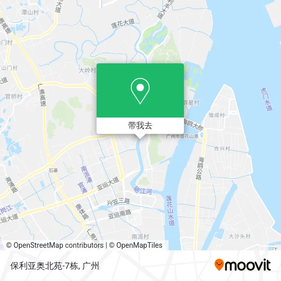 保利亚奥北苑-7栋地图