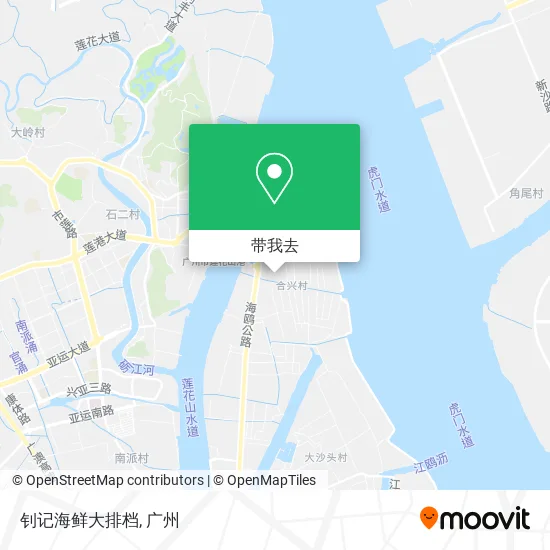 钊记海鲜大排档地图