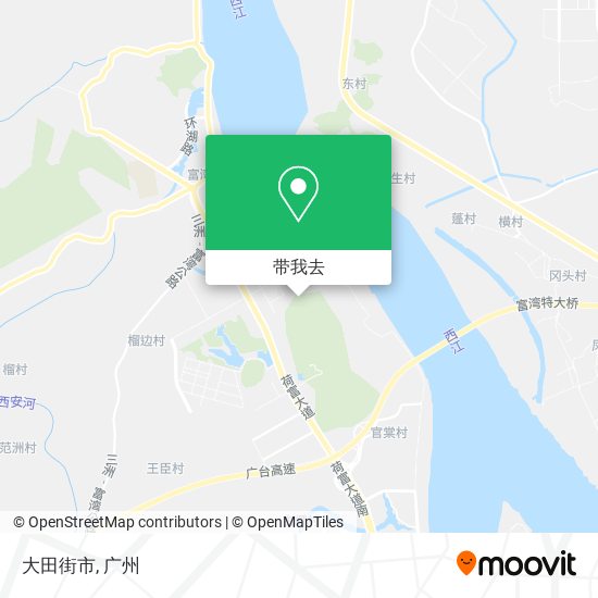 大田街市地图