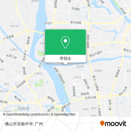 佛山市实验中学地图