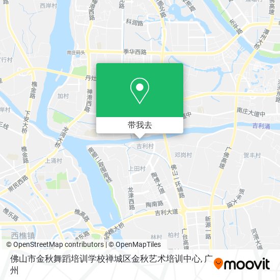 佛山市金秋舞蹈培训学校禅城区金秋艺术培训中心地图