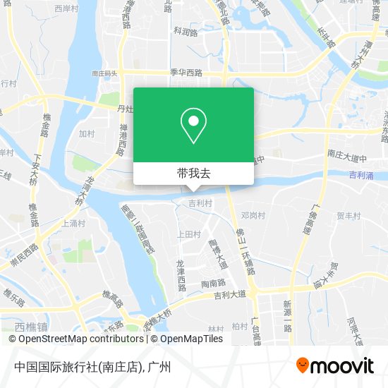 中国国际旅行社(南庄店)地图