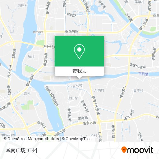 威南广场地图