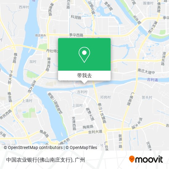 中国农业银行(佛山南庄支行)地图