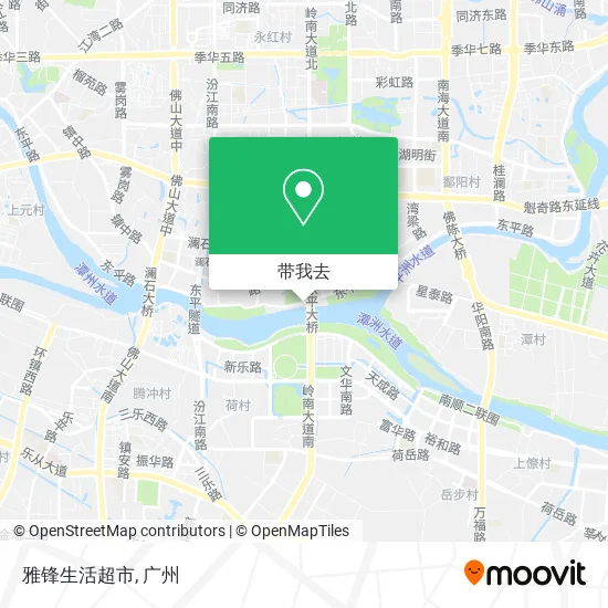 雅锋生活超市地图
