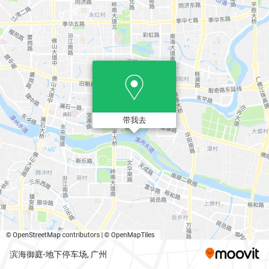 滨海御庭-地下停车场地图