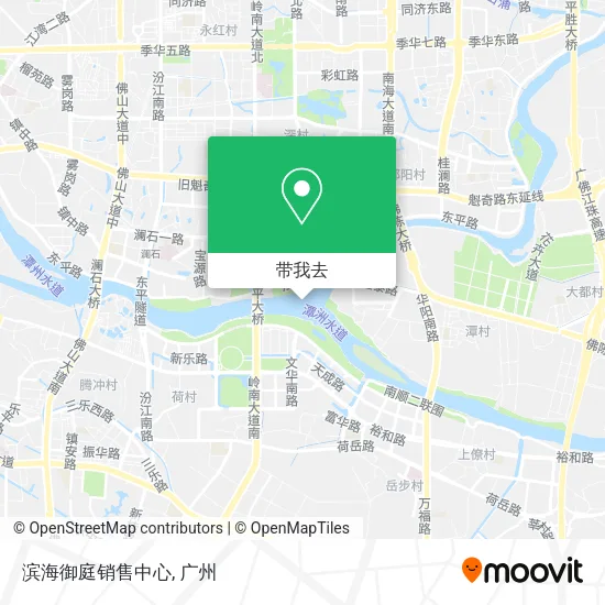 滨海御庭销售中心地图