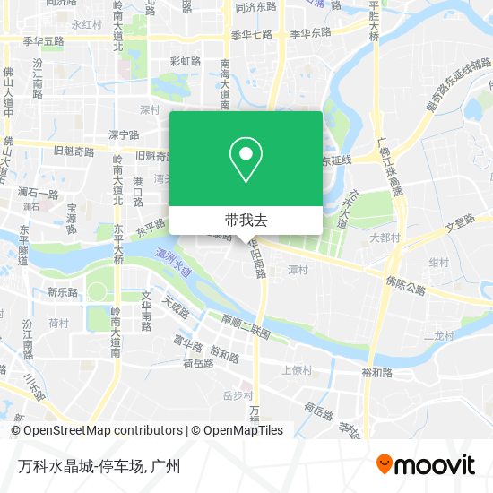 万科水晶城-停车场地图