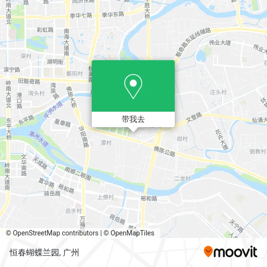恒春蝴蝶兰园地图
