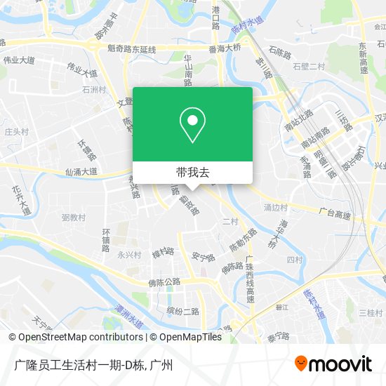 广隆员工生活村一期-D栋地图