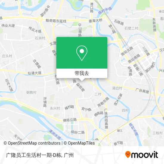 广隆员工生活村一期-D栋地图