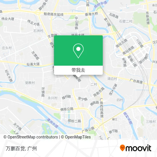 万鹏百货地图