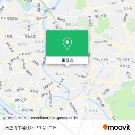 石壁街韦涌社区卫生站地图