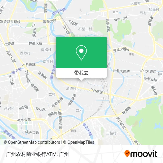 广州农村商业银行ATM地图