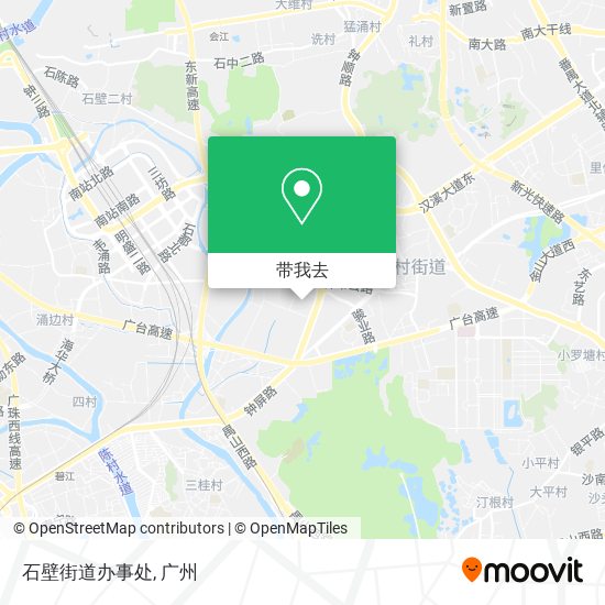 石壁街道办事处地图