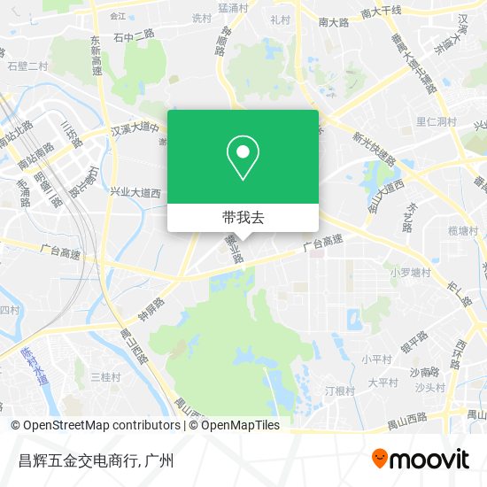 昌辉五金交电商行地图