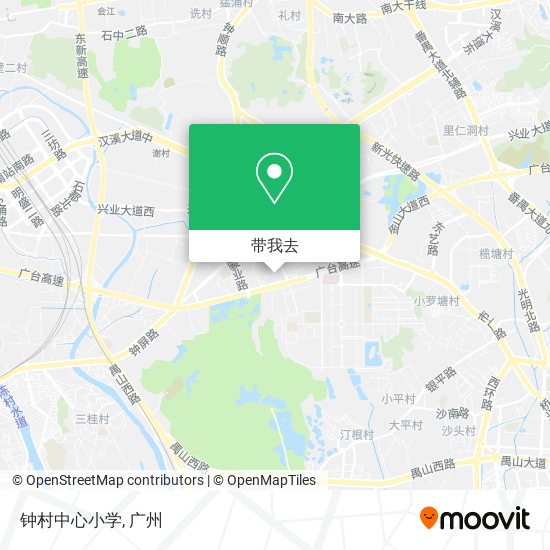 钟村中心小学地图