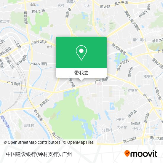 中国建设银行(钟村支行)地图