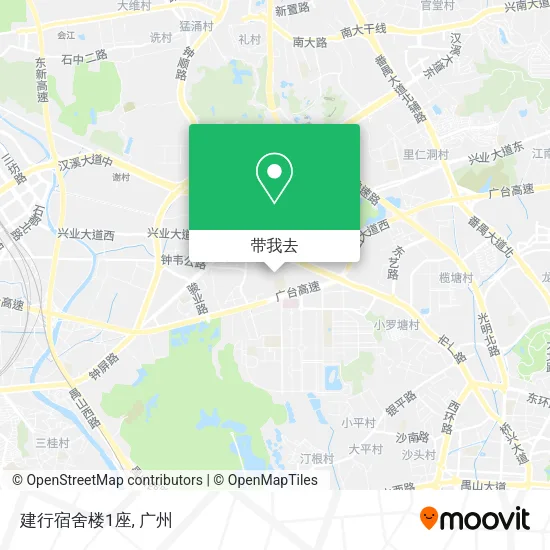 建行宿舍楼1座地图