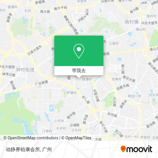 动静界铂康会所地图