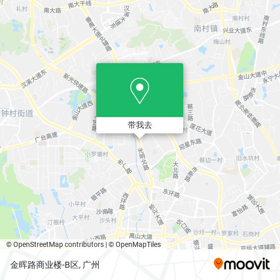 金晖路商业楼-B区地图