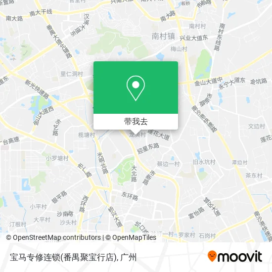 宝马专修连锁(番禺聚宝行店)地图