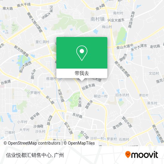 信业悦都汇销售中心地图
