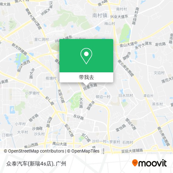 众泰汽车(新瑞4s店)地图