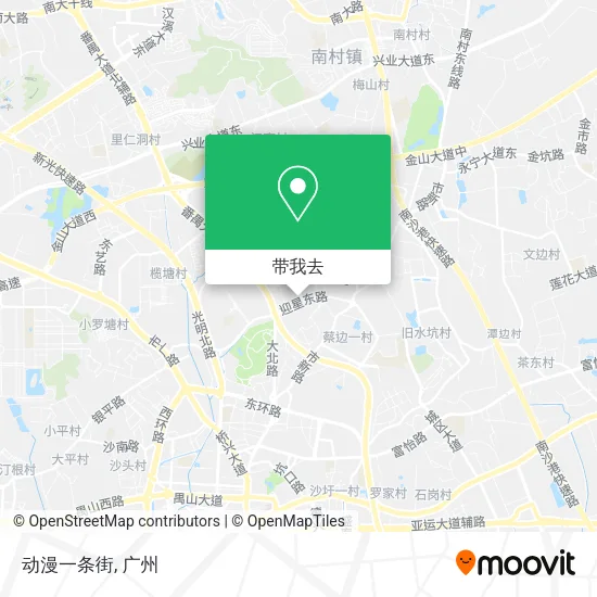 动漫一条街地图