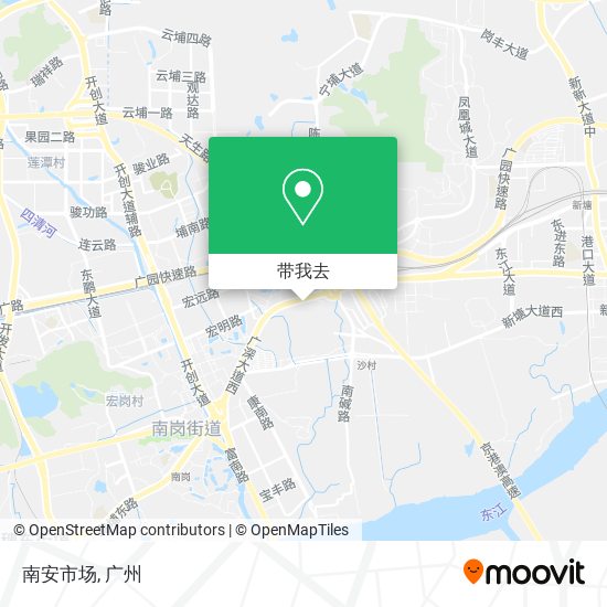 南安市场地图