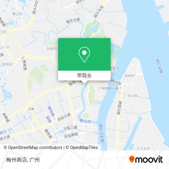 梅州商店地图