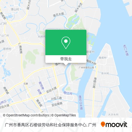 广州市番禺区石楼镇劳动和社会保障服务中心地图