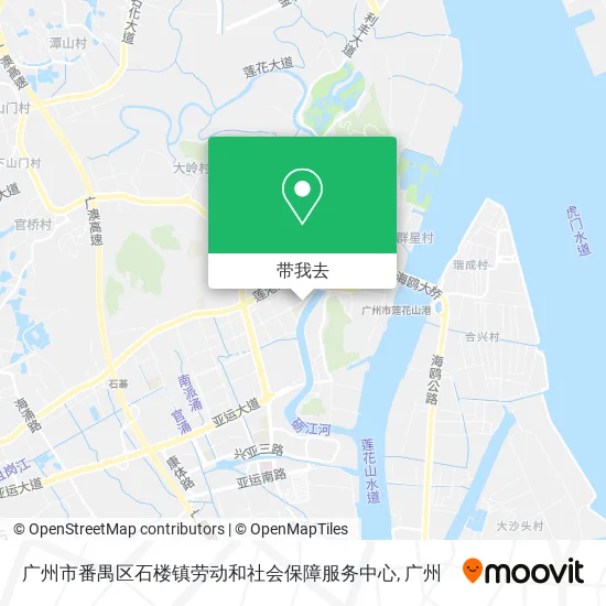 广州市番禺区石楼镇劳动和社会保障服务中心地图