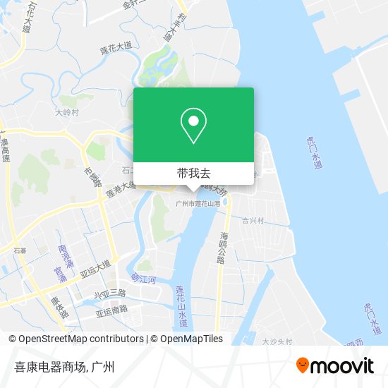 喜康电器商场地图