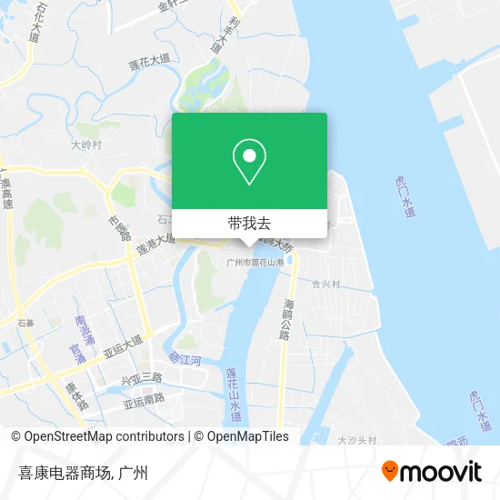 喜康电器商场地图