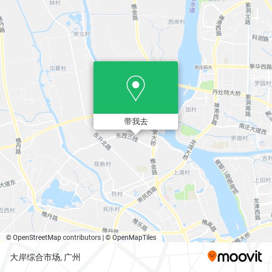 大岸综合市场地图