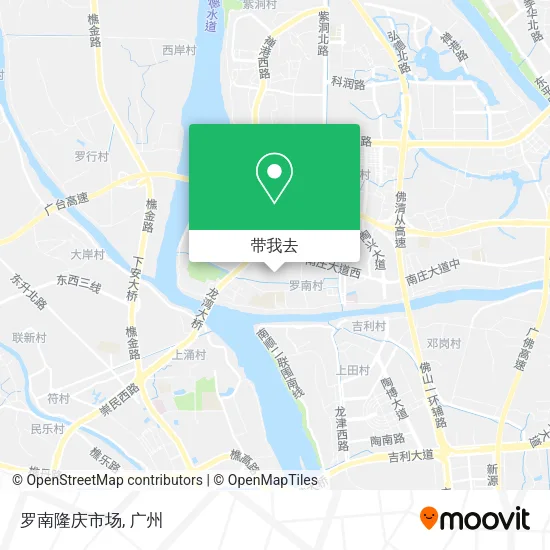 罗南隆庆市场地图