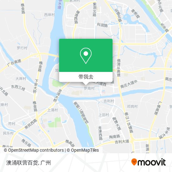 澳涌联营百货地图