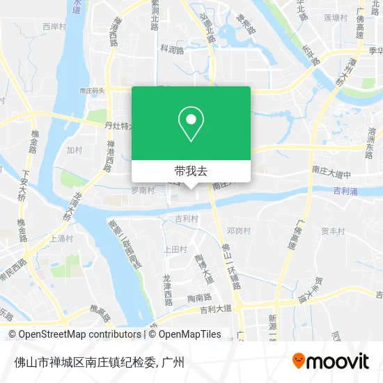 佛山市禅城区南庄镇纪检委地图