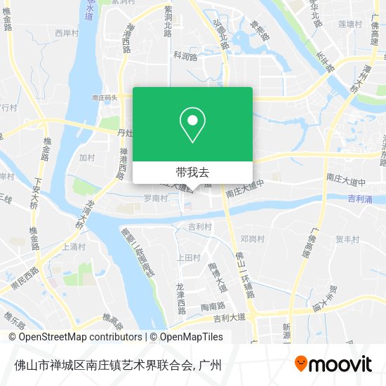 佛山市禅城区南庄镇艺术界联合会地图