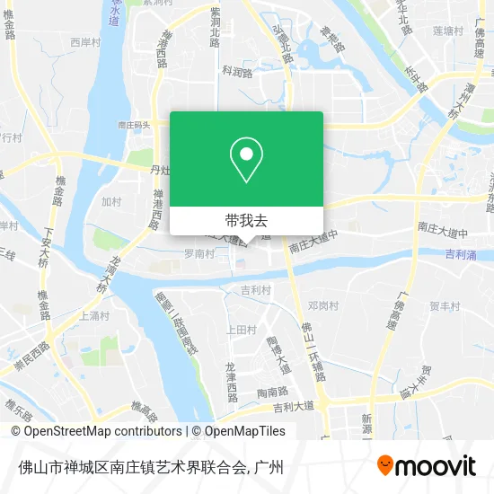 佛山市禅城区南庄镇艺术界联合会地图