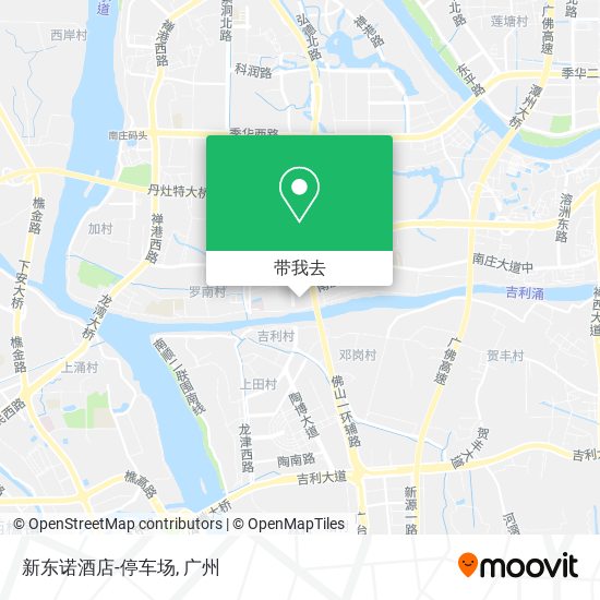 新东诺酒店-停车场地图