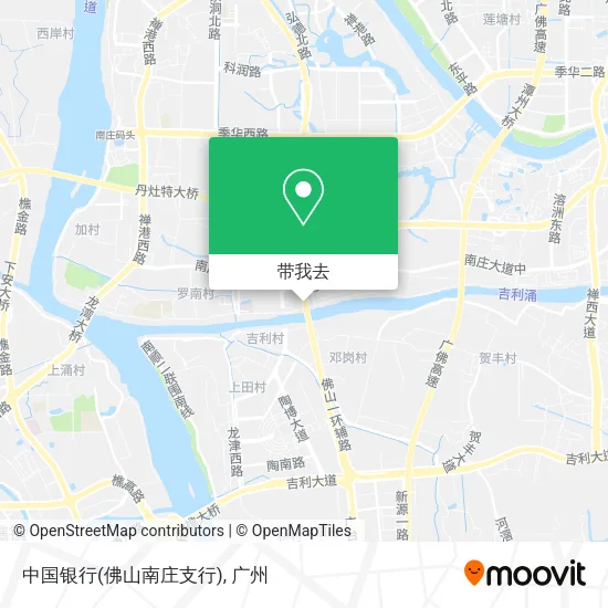 中国银行(佛山南庄支行)地图