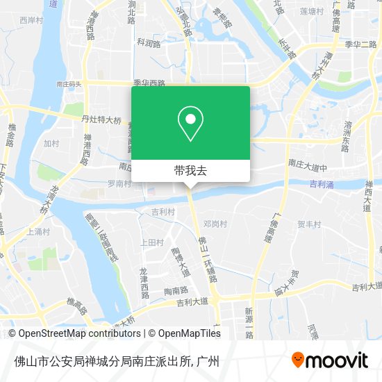 佛山市公安局禅城分局南庄派出所地图