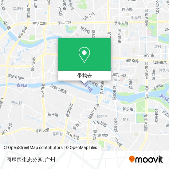 周尾围生态公园地图