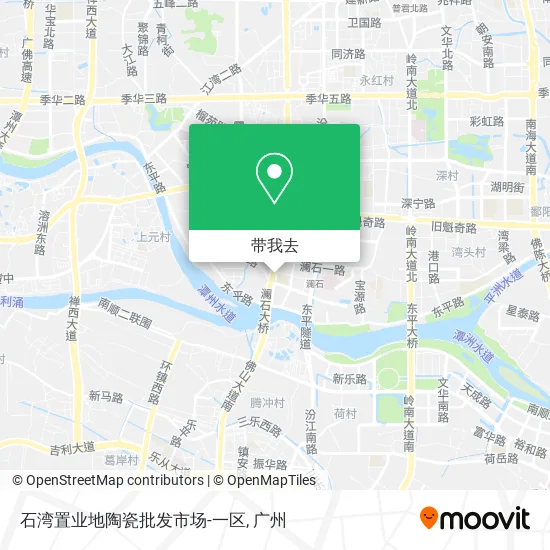 石湾置业地陶瓷批发市场-一区地图