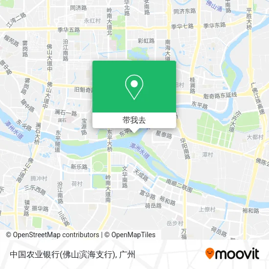 中国农业银行(佛山滨海支行)地图
